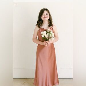 Revelry Juniors Skye Satin Dress